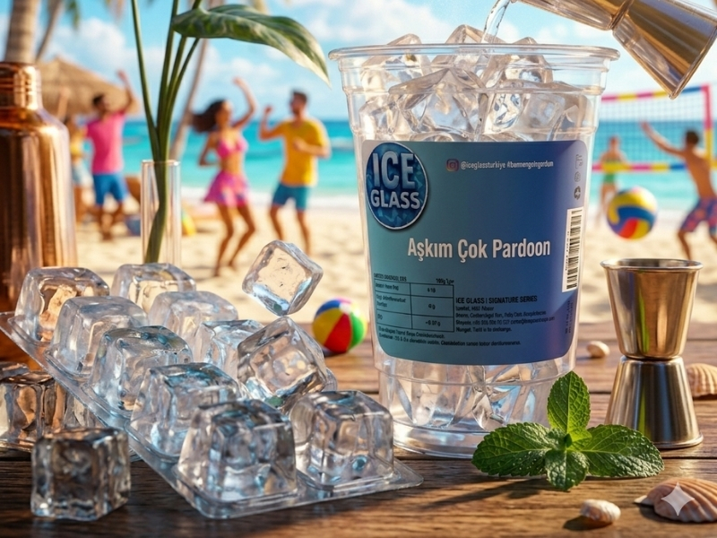 İce Glass Premium Buz Bardak Yavaş Erime